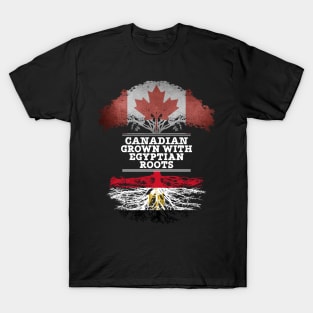 Canadian Grown With Egyptian Roots - Gift for Egyptian With Roots From Egypt T-Shirt